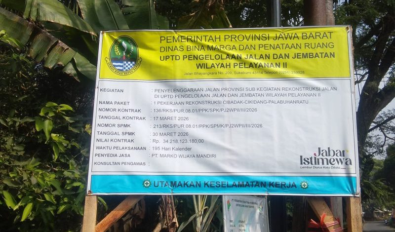 Ragukan kualitas Jalan Provinsi di Cikidang , Proyek Rp34 Miliar Disorot Minim Pengawasan dan Transparansi ” PT MARCO WIJAYA MANDIRI VENDOR TETAP UPTD WILL II pak dedi gimana ini …..