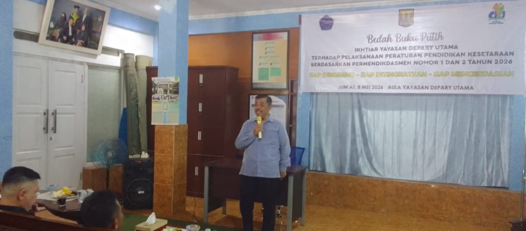 ” ikhtiar yayasan depary utama, meminta Kepastian hukum diskresi pelaksanaan pendidikan kesetaraan / PKBM.”