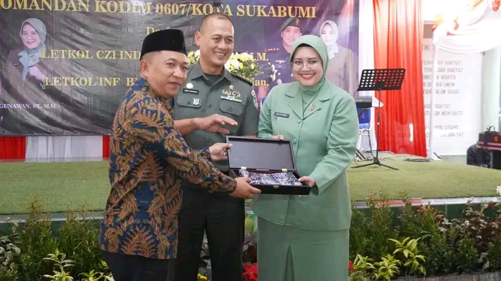 PISAH SAMBUT DANDIM 0607, WABUP YAKIN KOLABORASI LEBIH KUAT UNTUK PEMBANGUNAN DAERAH