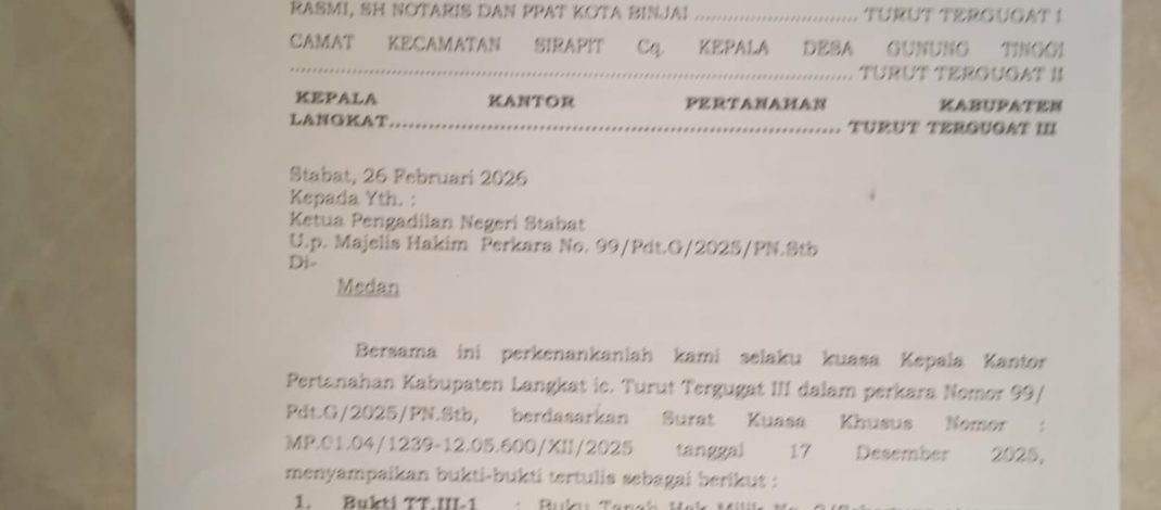Skandal Pertanahan di Langkat: Keajaiban “Orang Meninggal” Menandatangani Berkas di BPN Langkat