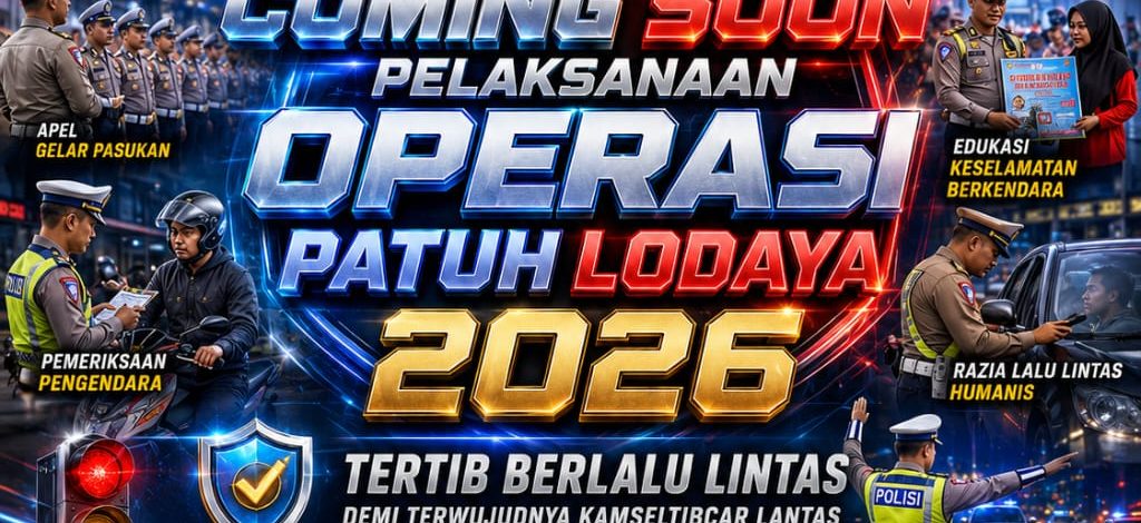 Siap-siap, Operasi Patuh Lodaya 2026 Akan Sasar 11 Pelanggaran Prioritas