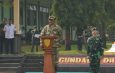 BUPATI SAMPAIKAN KEBANGGAAN ATAS KEIKUTSERTAAN YON ARMED 13 NANGGALA DALAM SATGAS PAMTAS RI-MALAYSIA