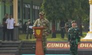 BUPATI SAMPAIKAN KEBANGGAAN ATAS KEIKUTSERTAAN YON ARMED 13 NANGGALA DALAM SATGAS PAMTAS RI-MALAYSIA