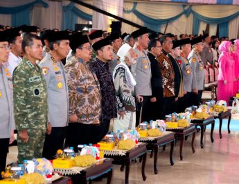 KEPALA BNN RI HADIRI DOA BERSAMA LINTAS AGAMA SAMBUT HARI BHAYANGKARA KE-80