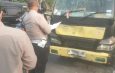 Respon Cepat Polsek Baros Tangani Laka Lantas dan Urai Kemacetan di Jalan Raya Baros