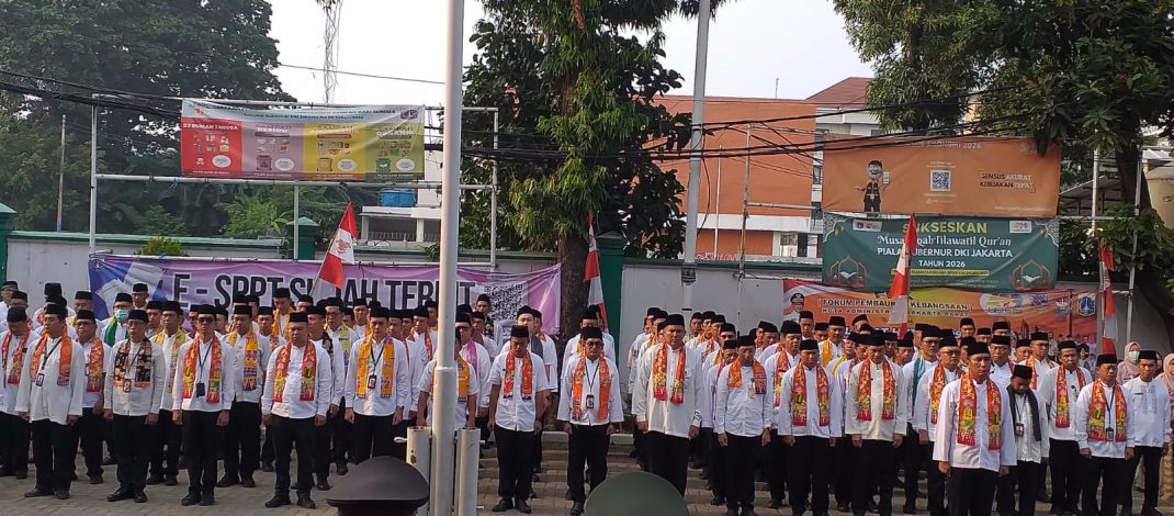 Kecamatan Tamansari Kota Administrasi Jakarta Barat Melaksanakan Upacara HUT RI Ke 81