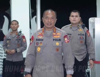 Dankorbrimob Polri Monitoring Langsung Pengamanan Aksi Unjuk Rasa di Jakarta