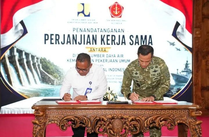 TNI-Kementerian PU Perkuat Sinergi Pengelolaan Sumber Daya Air