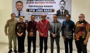 Faisal Haris Terima Mandap Sebagai Ketua JWI Jawa Barat