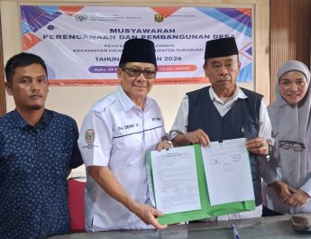 Pemdes Cimahi Tandatangani DU-RKP 2027, 70 Unsur Masyarakat Ikut Musrenbangdes