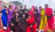 1.000 Peserta Meriahkan Senam Zumba dan Bazar UMKM Merah Putih HUT Ke-4 PWDPI di Lapangan Korpri Lampung