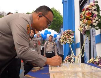 Resmikan Gudang Fasmat dan Paviliun Thatya Dharaka, Kapolres Sukabumi Kota Perkuat Sarana Pelayanan