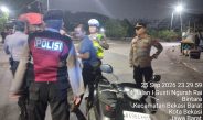 Jaga Jakarta On The Spot, Gelar Razia Stasioner dan Patroli Polsek Bekasi Barat cegah Kejahatan Jalanan