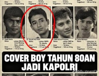 Jejak Masa Muda Kapolri Suyudi Ario Seto Sempat jadi Semifinalis Cover Boy 1988
