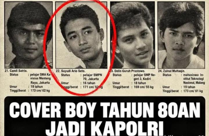 Jejak Masa Muda Kapolri Suyudi Ario Seto Sempat jadi Semifinalis Cover Boy 1988