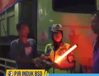Patroli Antisipasi ODOL, Induk PJR BSD Korlantas Polri Awasi Truk yang Melebihi Batas Muatan